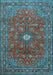Persian Light Blue Traditional Rug, tr1382lblu