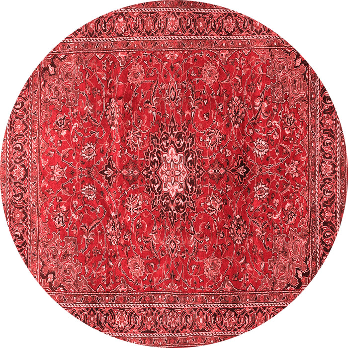 Machine Washable Persian Red Traditional Rug, wshtr1382red