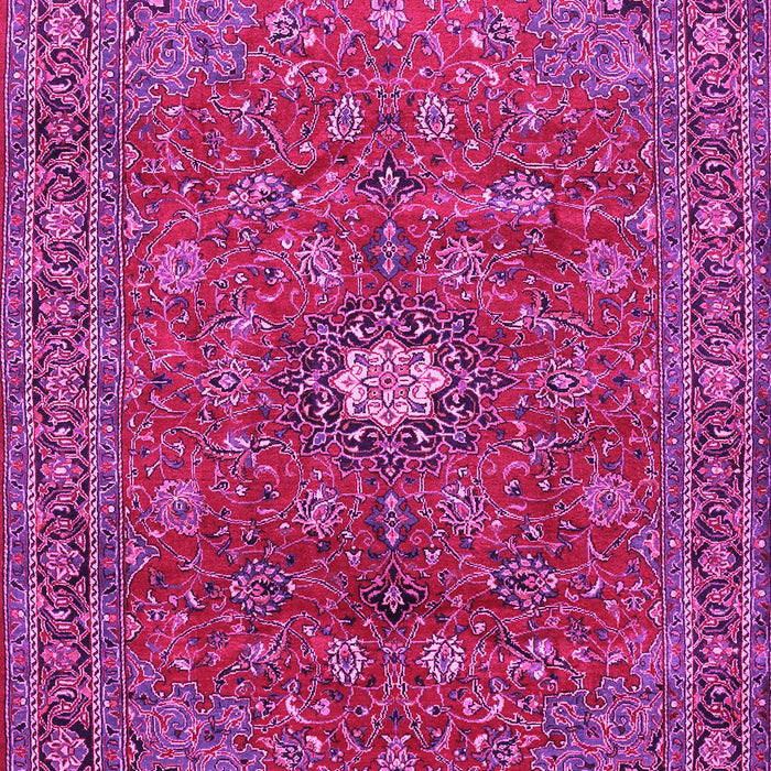 Machine Washable Persian Pink Traditional Rug, wshtr1382pnk