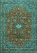 Persian Turquoise Traditional Rug, tr1382turq