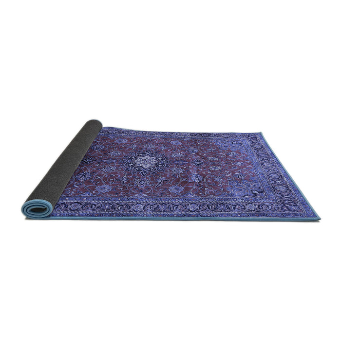 Sideview of Persian Blue Traditional Rug, tr1382blu