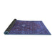 Sideview of Persian Blue Traditional Rug, tr1382blu