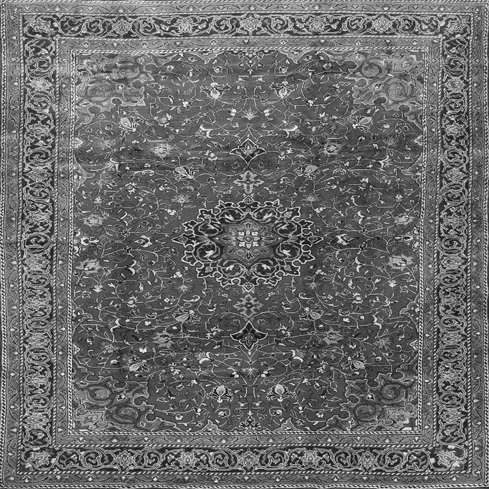 Serging Thickness of Persian Gray Traditional Rug, tr1383gry