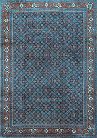 Persian Light Blue Traditional Rug, tr1384lblu