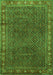 Persian Green Traditional Rug, tr1384grn