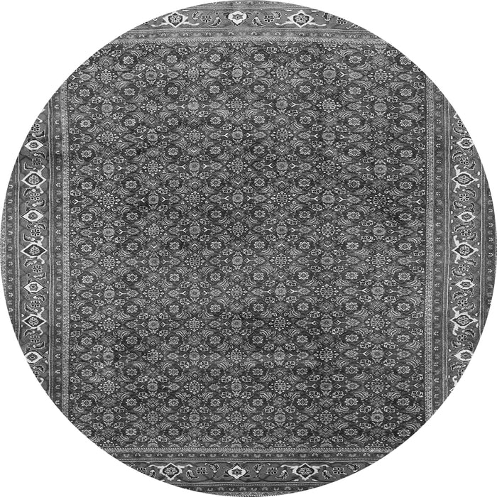 Machine Washable Persian Gray Traditional Rug, wshtr1384gry