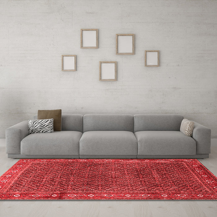 Traditional Red Washable Rugs