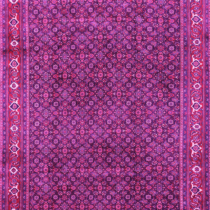 Machine Washable Persian Pink Traditional Rug, wshtr1384pnk
