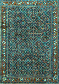 Persian Turquoise Traditional Rug, tr1384turq