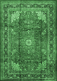 Persian Emerald Green Traditional Rug, tr1385emgrn