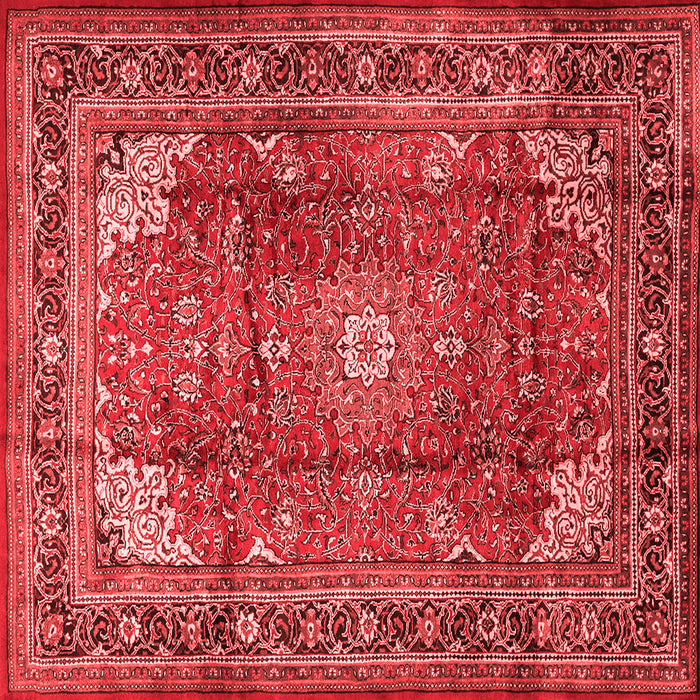Machine Washable Persian Red Traditional Rug, wshtr1385red
