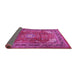 Sideview of Persian Pink Traditional Rug, tr1385pnk