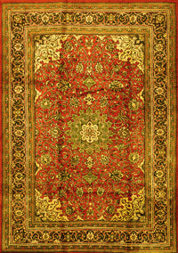 Persian Yellow Traditional Rug, tr1385yw