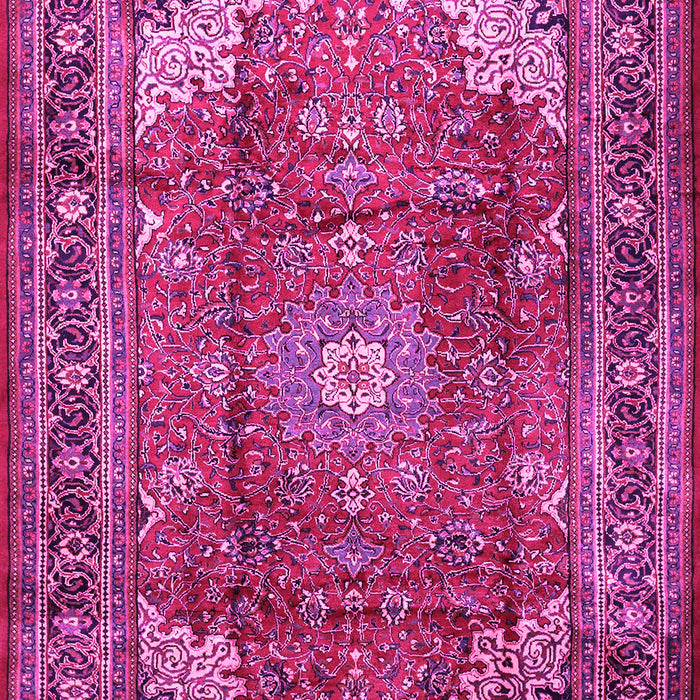 Machine Washable Persian Pink Traditional Rug, wshtr1385pnk