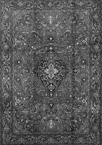 Medallion Gray Traditional Rug, tr1386gry