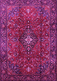 Medallion Pink Traditional Rug, tr1386pnk