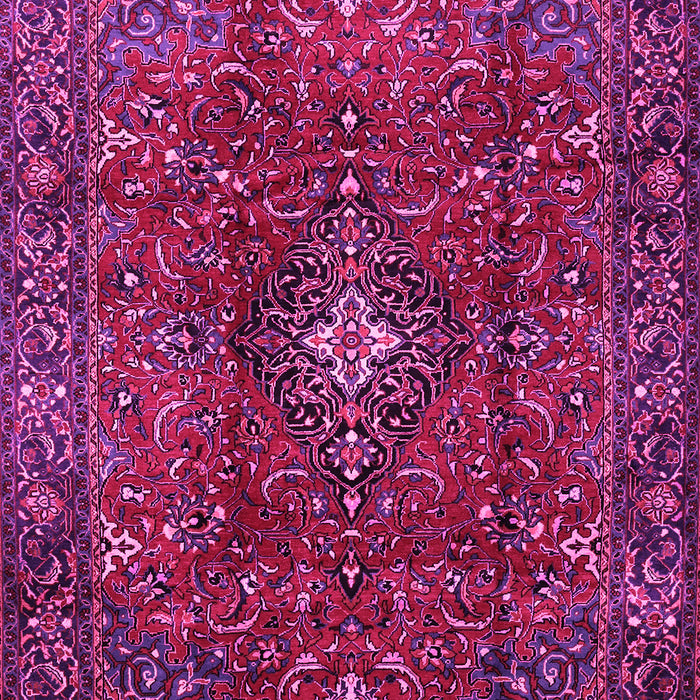 Medallion Pink Traditional Rug, tr1386pnk