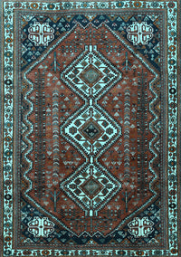 Persian Light Blue Traditional Rug, tr1387lblu