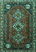Persian Turquoise Traditional Rug, tr1387turq