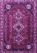 Machine Washable Persian Purple Traditional Area Rugs, wshtr1387pur