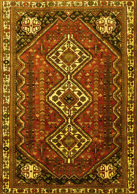 Persian Yellow Traditional Rug, tr1387yw