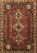 Machine Washable Persian Brown Traditional Rug, wshtr1387brn