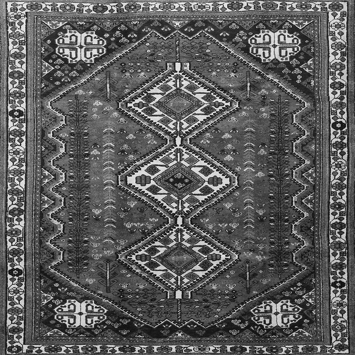 Serging Thickness of Persian Gray Traditional Rug, tr1387gry