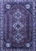 Machine Washable Persian Blue Traditional Rug, wshtr1387blu