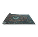 Sideview of Medallion Light Blue Traditional Rug, tr1388lblu