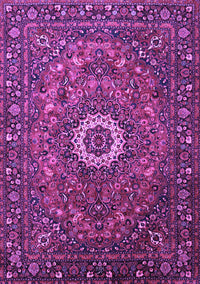 Medallion Purple Traditional Rug, tr1388pur