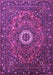 Medallion Purple Traditional Rug, tr1388pur