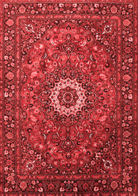 Medallion Red Traditional Rug, tr1388red