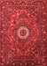 Medallion Red Traditional Area Rugs