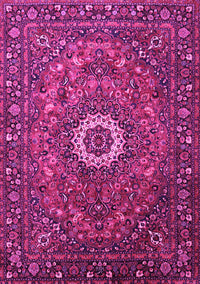 Medallion Pink Traditional Rug, tr1388pnk