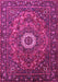 Medallion Pink Traditional Rug, tr1388pnk