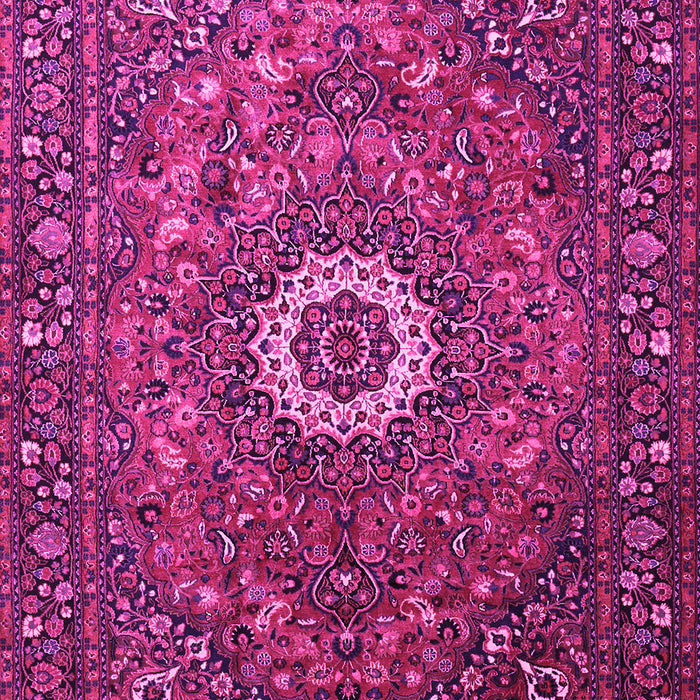 Medallion Pink Traditional Rug, tr1388pnk