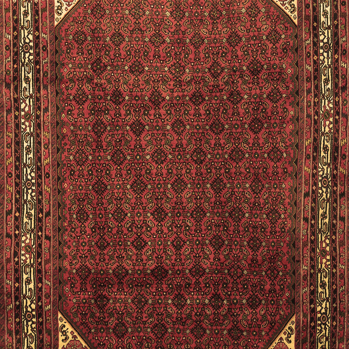 Machine Washable Persian Brown Traditional Rug, wshtr1389brn