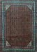 Persian Light Blue Traditional Rug, tr1389lblu