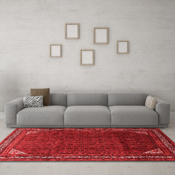 Traditional Red Washable Rugs