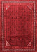 Persian Red Traditional Area Rugs