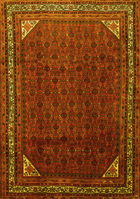 Persian Yellow Traditional Rug, tr1389yw