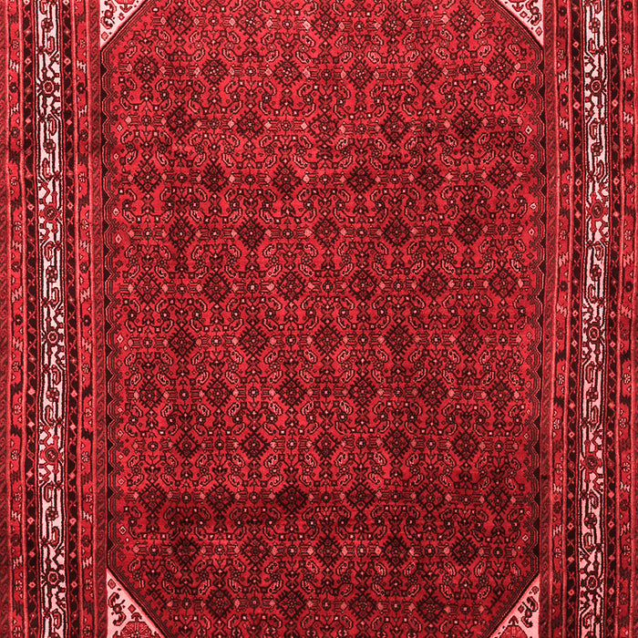 Machine Washable Persian Red Traditional Rug, wshtr1389red