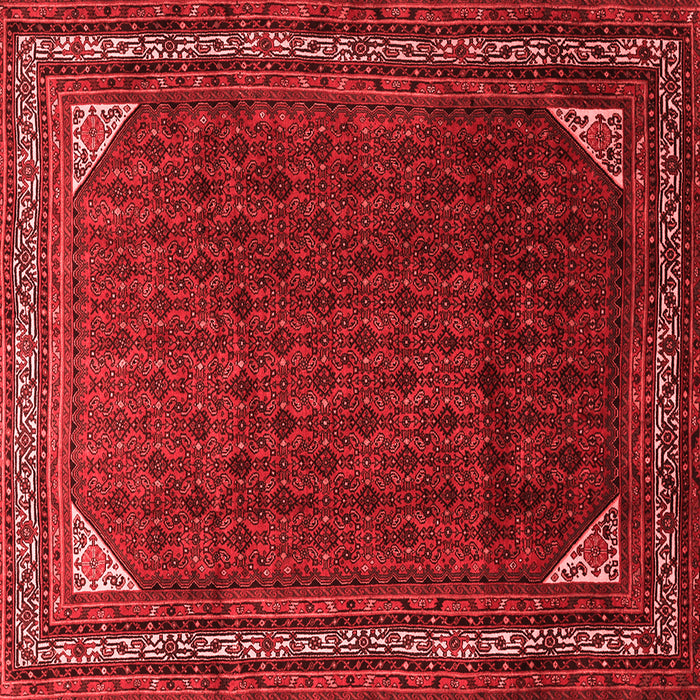 Machine Washable Persian Red Traditional Rug, wshtr1389red