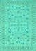 Persian Turquoise Traditional Rug, tr138turq