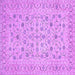 Square Persian Purple Traditional Rug, tr138pur