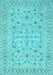 Persian Light Blue Traditional Rug, tr138lblu