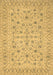 Machine Washable Persian Brown Traditional Rug, wshtr138brn