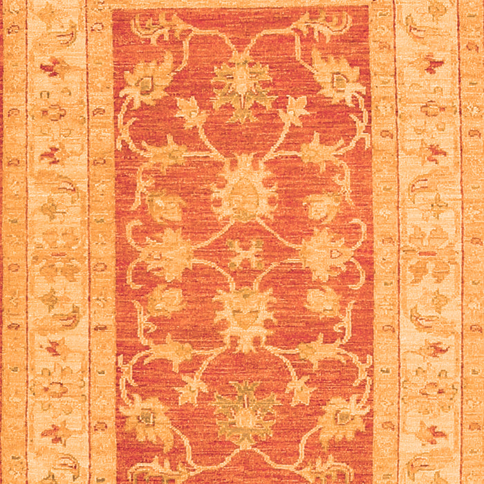 Oriental Orange Traditional Rug, tr1390org