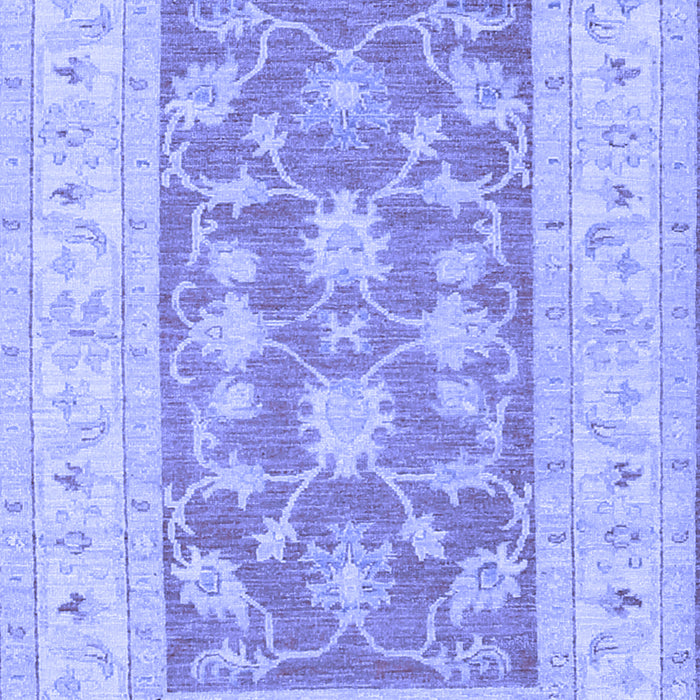 Machine Washable Oriental Blue Traditional Rug, wshtr1390blu