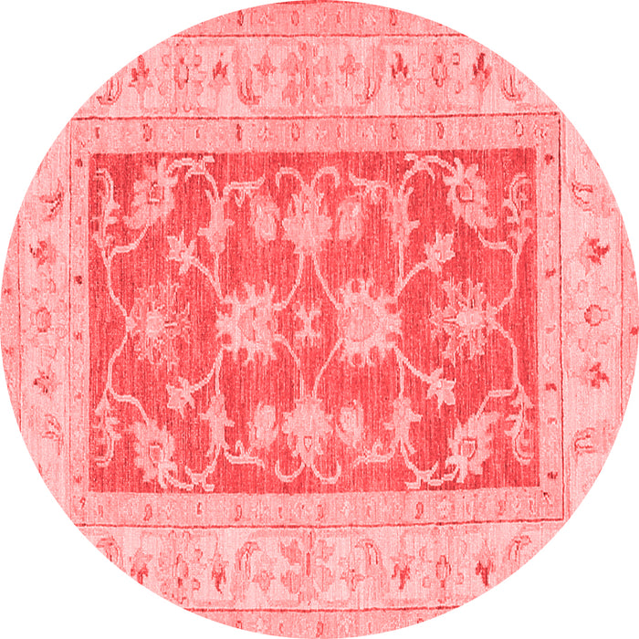 Machine Washable Oriental Red Traditional Rug, wshtr1390red